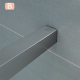 aica-accessori- Aica barra stabilizzatrice rinforzante per box doccia alluminio cromato - Consegna gratuita